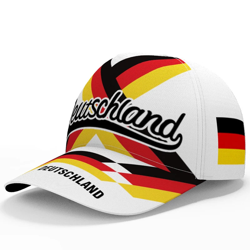 Gorra juvenil de Alemania con bandera personalizada, gorra de béisbol con foto impresa
