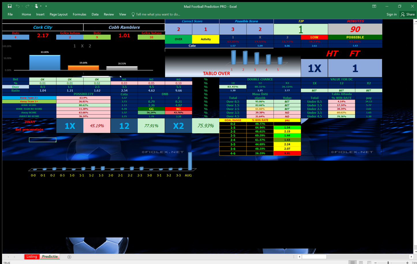 Mad Football Prediction Software