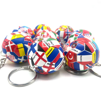 Football Keychain - England France Spain