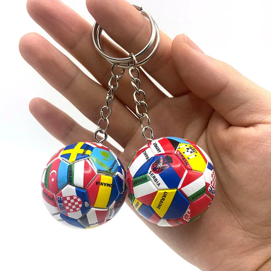 Football Keychain - England France Spain