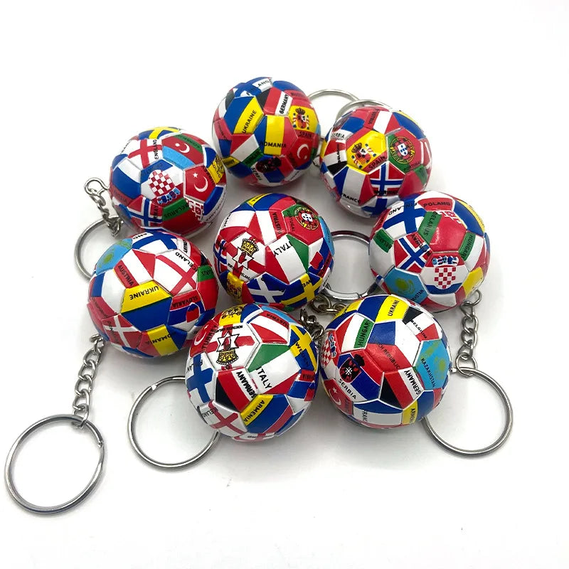 Football Keychain - England France Spain