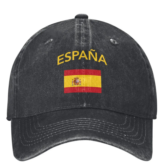 Spain Cap Spanish Flag Hat Baseball Gift